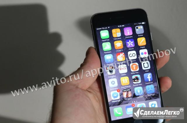 iPhone 6 16Gb Space Gray (Рассрочка + Гарантия) Тамбов - изображение 1