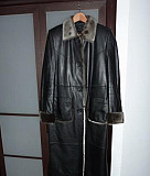 Пальто кожаное теплое с жилеткой Ижевск