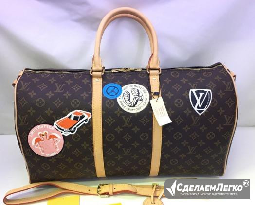 Сумка дорожная Louise Vuitton с аппликациями Москва - изображение 1