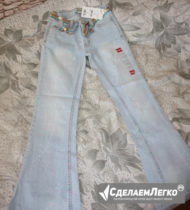 Новые джинсы на девочку (рост 146) Ухта - изображение 1