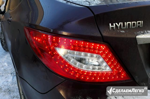 Задние фонари Hyundai Solaris (Mercedes style) Москва - изображение 1