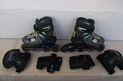 Роликовые коньки Salomon р. 30-34 + защита 