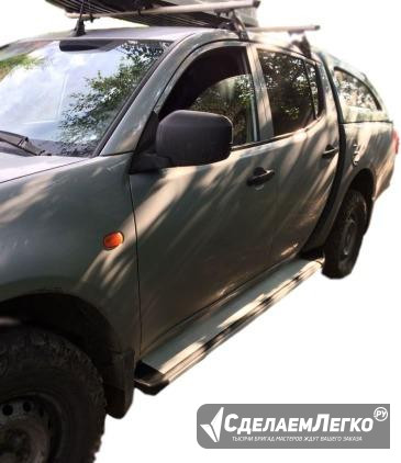 Боковые пороги для Мицубиси L200 Москва - изображение 1