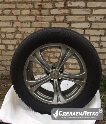 Зимняя шипованная резина 255/55R18 на дисках Москва - изображение 1