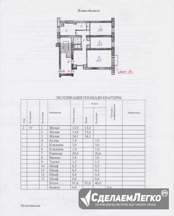 3-к квартира, 91.6 м², 2/2 эт. Каменск-Уральский - изображение 1