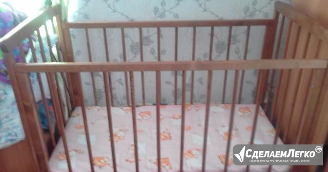 Продам кроватку+ матрасик Томск - изображение 1