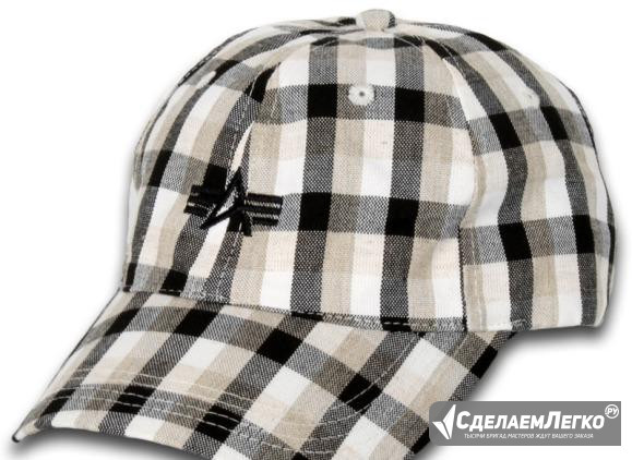 Бейсболка Alpha Cap Checked Москва - изображение 1