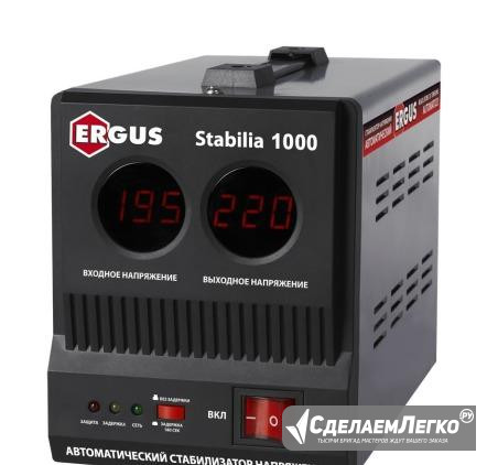 Стабилизатор ergus Stabilia 1000 (140-270В) Краснодар - изображение 1