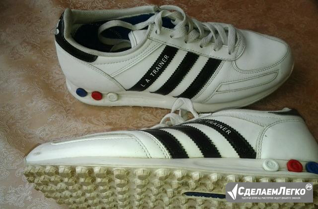 Кросовки кожанные adidas Москва - изображение 1