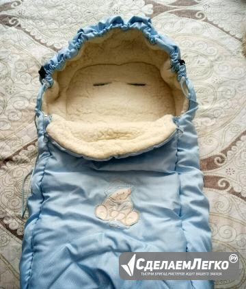 Конверт зимний на овчине Москва - изображение 1