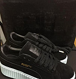 Puma suede creepers Rihanna черно-голубые все разм Москва