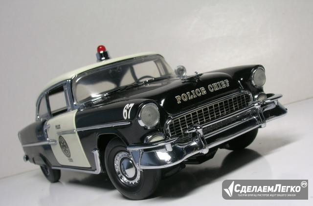 1/24 Franklin Mint 1955 Chevrolet Coupe Police Car Москва - изображение 1