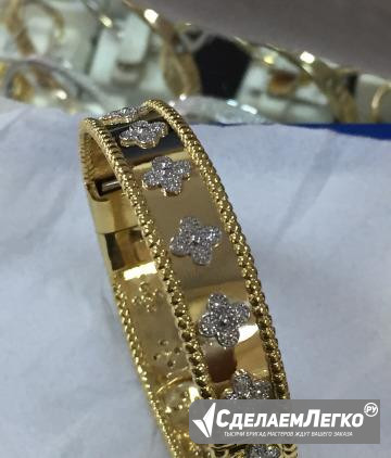 Золотой браслет ванклиф van cleef Москва - изображение 1