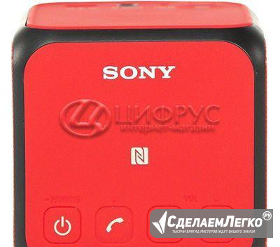 Новый Портативная акустика sony SRS-X11 Red Москва - изображение 1