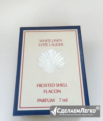 White linen Estee Lauder/ ракушка с кисточкой 7мл Щербинка - изображение 1