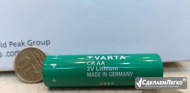 3V Lithium battery Varta CR AA Москва - изображение 1