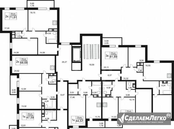 1-к квартира, 44.6 м², 2/7 эт. Сургут - изображение 1