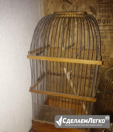 Клетка для птиц, деревянная, большая Жуковский - изображение 1