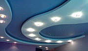 Натяжной потолок многоуровневый в коттедж U 433 Волгоград