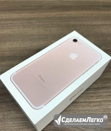 iPhone 7 Rose Gold 32gb(A1778) RU/A.Народный Айфон Омск - изображение 1