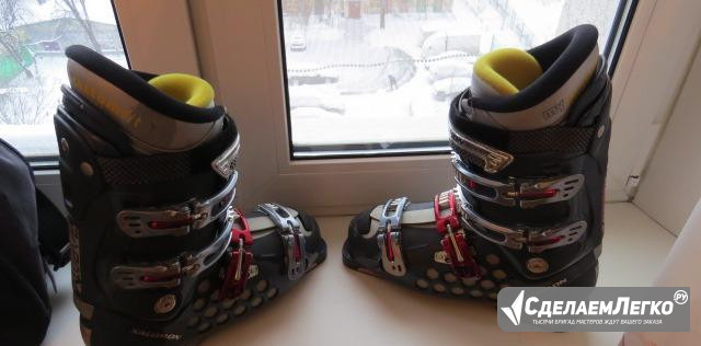 Горнолыжные ботинки Salomon XWave 7 + чехол Москва - изображение 1