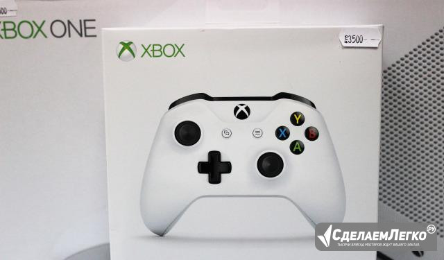 Геймпад Microsoft White (Xbox One) Новосибирск - изображение 1