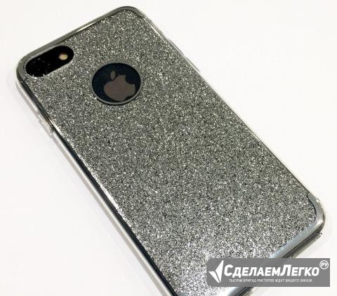 Защитное стекло / Чехол Shine Clear на iPhone 7/8 Челябинск - изображение 1