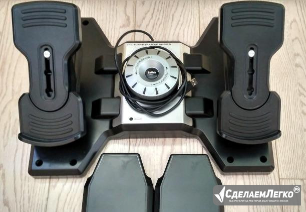Педали Saitek Pro Flight Rudder Pedals PZ35 (USB) Оренбург - изображение 1