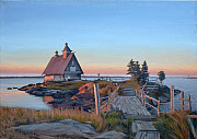 Картина "Закат" (холст, масло, 40х50 см) Москва