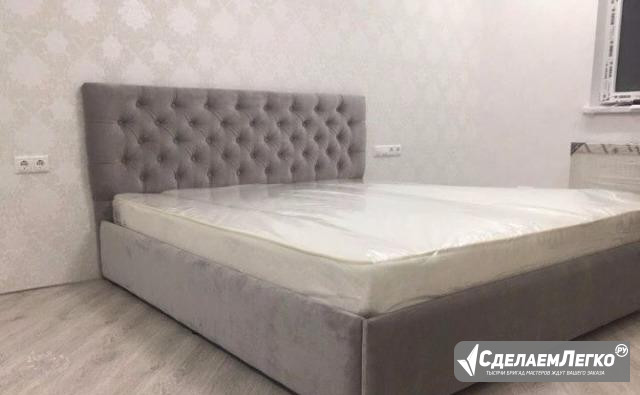 Кровать -105 Грация каретная стяжка Екатеринбург - изображение 1