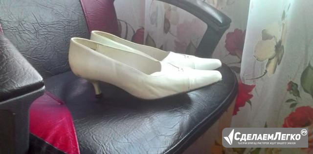 Туфли белые свадебные Омск - изображение 1
