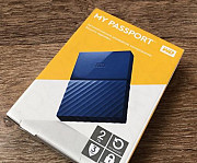 Новый в упаковке WD passport 2tb (2000gb) + Гарант Уфа