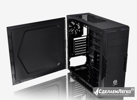 Корпус Thermaltake Versa H22/Black 3*5.25, 3*3.5/2 Калининград - изображение 1