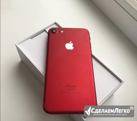 iPhone 7 32GB Red идеальный Ростов-на-Дону - изображение 1