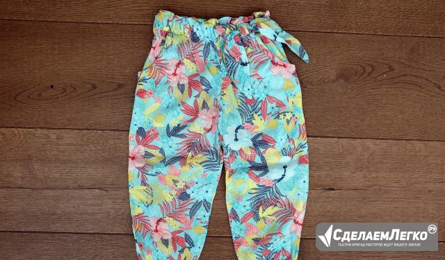 Летние легкие штанишки Zara р.104 - 3/4 года Москва - изображение 1