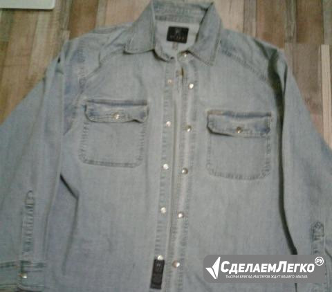 Мужская джинсовая рубашка Омск - изображение 1
