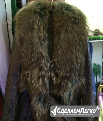 Продам кожаную куртку-дубленку Иркутск - изображение 1