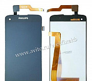 Дисплей Philips Xenium i908 с тачскрином черный Екатеринбург