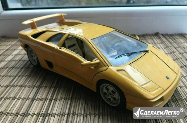 Lamborghini Diablo 1/18 Bburago yellow Ростов-на-Дону - изображение 1