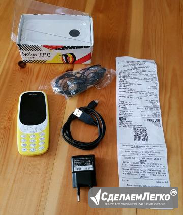 Nokia 3310 желтый Братск - изображение 1