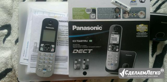 Радиотелефон Panasonic KX-TG6811RU Новосибирск - изображение 1