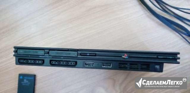 Продам Playstation 2 slim (чипованная) + игры Пенза - изображение 1
