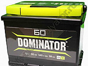 Автомобильный аккумулятор dominator 60 А/ч Прямая Москва