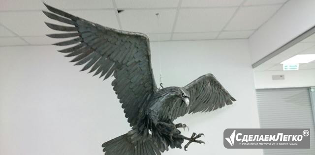 Кованая скульптура орла Новосибирск - изображение 1