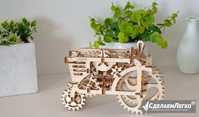 3D-конструктор Ugears Трактор - уникальный подарок Москва - изображение 1