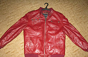 Вишнево-бордовая куртка из натуральной кожи Краснодар