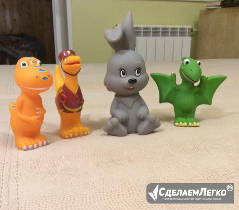 Пищалки-динозаврики для купания и игры Санкт-Петербург - изображение 1