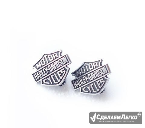 Сериги серебро Harley-Davidson Хабаровск - изображение 1