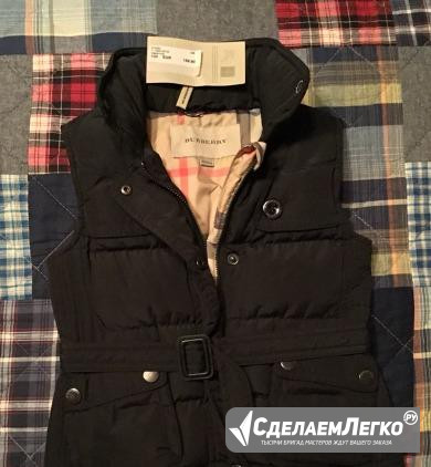 Новый детский жилет Burberry рост 102 на 4 года Санкт-Петербург - изображение 1