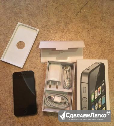 iPhone 4s Black (В идеале, наушники от iPhone 6) Тамбов - изображение 1